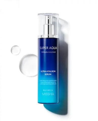 Увлажняющая гиалуроновая сыворотка MISSHA Super Aqua Ultra Hyalron Serum-0