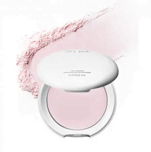Missha Airy Pot Pressed Powder Компактная пудра с розовым оттенком для тусклой кожи 5 г