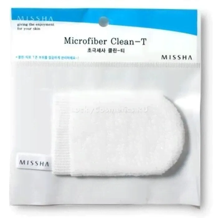 Очищающая рукавица для лица Missha Microfiber Clean-T