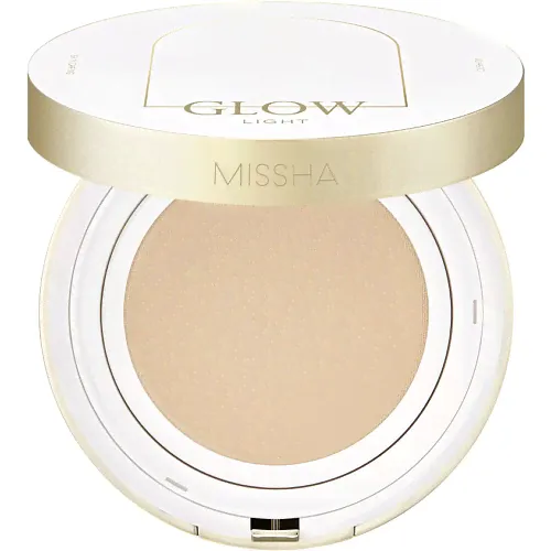 MISSHA Тональный кушон Glow Cushion Light с коллагеном MHS000102