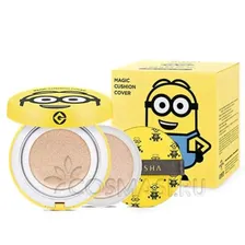 Увлажняющее тональное средство - кушон Missha Minions Edition M Magic Cushion Moisture Special Set Spf50+/pa+++