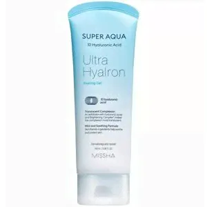 Гель-скатка для всех типов кожи лица Super Aqua Ultra Hyalron Missha туба 100 мл в Москве