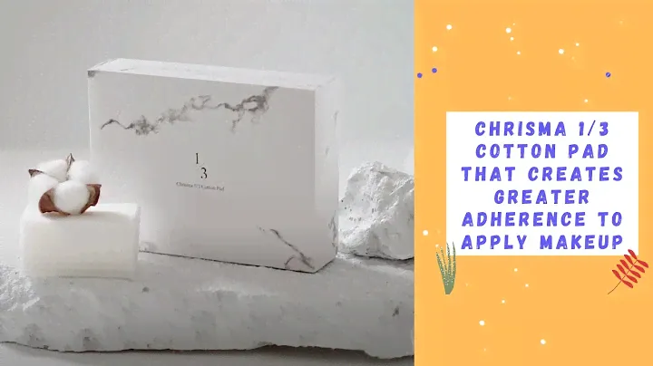 Chrisma 1/3 Cotton Pad that Creates Greater Adherence to Apply Makeup | YesStyle Korean Beauty