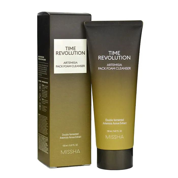 MISSHA Очищающая пенка-маска для лица MISSHA Time Revolution Artemisia Pack Foam Cleanser, 150 мл
