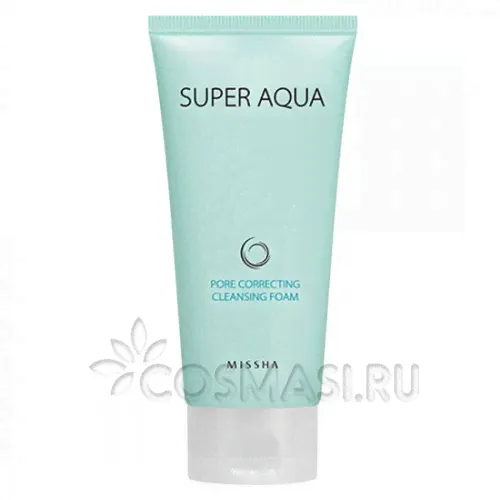 Пенка для умывания Missha Super Aqua Pore Correcting Cleansing Foam-0